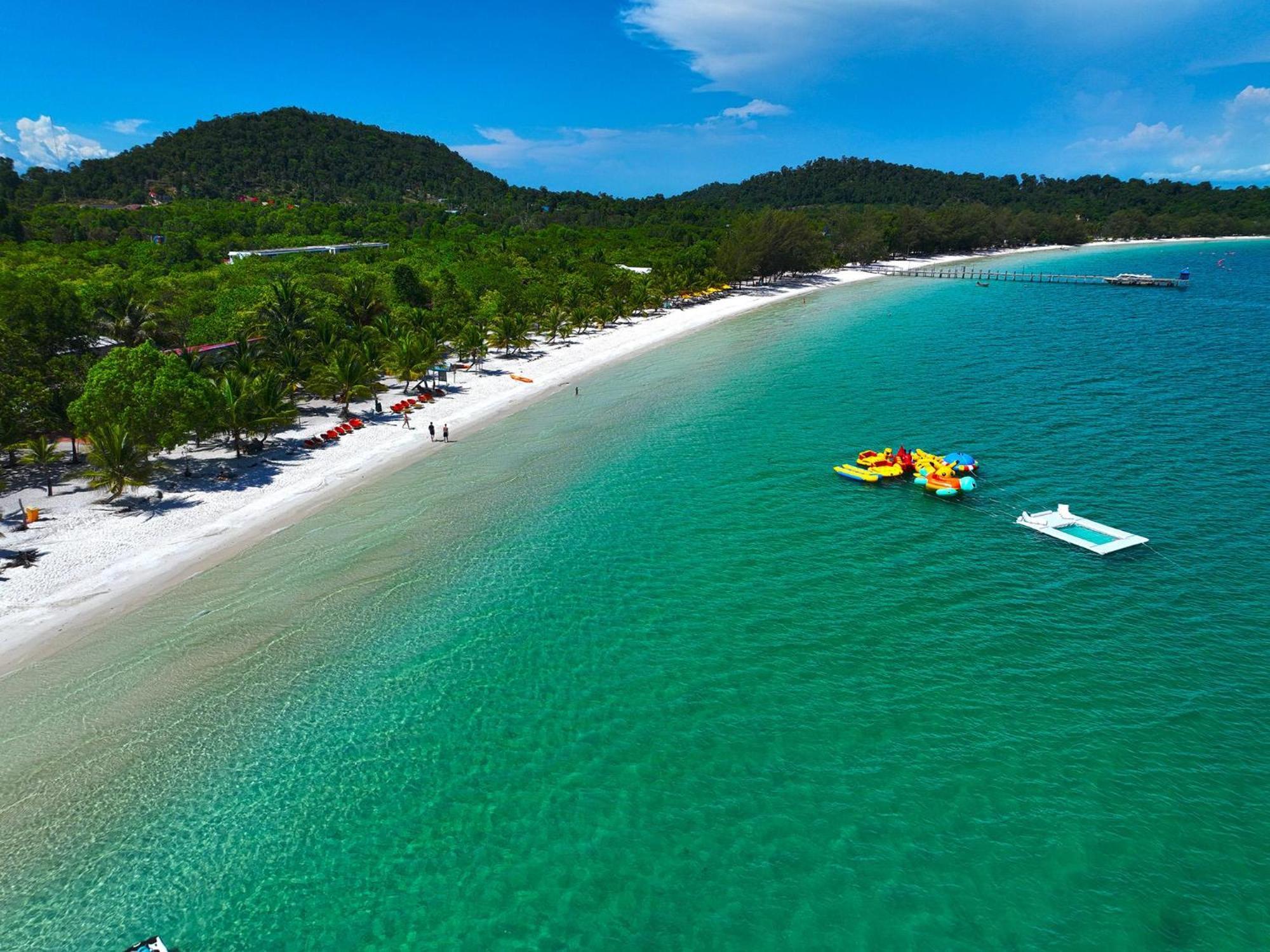 Koh Rong Beach Hostel And Bungalows Kaoh Touch Exterior photo